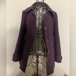 Purple Tulle Peacoat. Size Large. Worn Once. Great condition